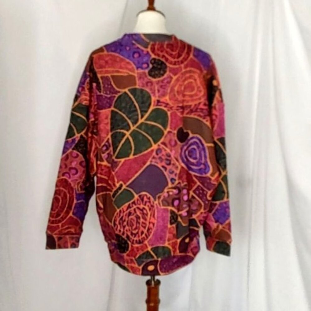 FARM Rio Sweatshirt S Hideen Animals Beaded Balls ASO TV Colorful Pullover - Picture 9 of 15